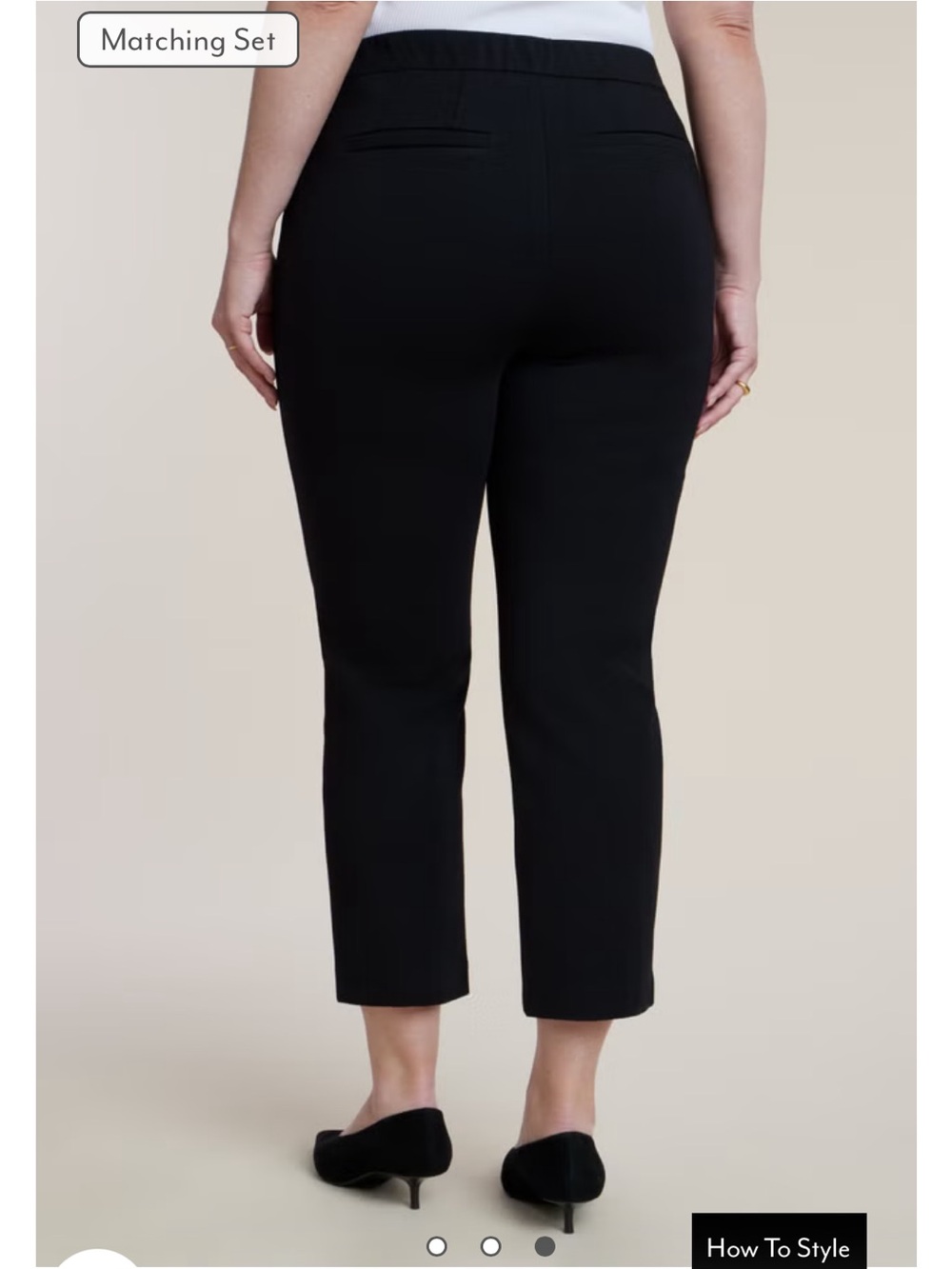 Eloquii Ultimate Stretch Slim Pants Black 26 NWT Career - Picture 4 of 11